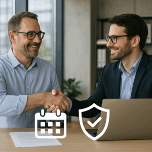 Incident response annual retainer – business professionals discussing cyber readiness plan